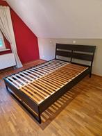 Ikea Trysil bedkader 140x200cm + 2 lattenbodems, Huis en Inrichting, Ophalen, Gebruikt