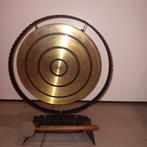 Mooie geel koperen gong, Antiek en Kunst, Antiek | Brons en Koper, Ophalen, Koper