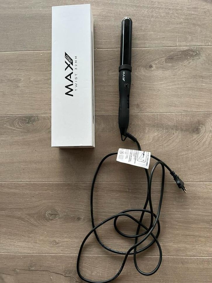Stijltang Max Pro Twist, Handtassen en Accessoires, Uiterlijk | Haarverzorging, Zo goed als nieuw, Ophalen