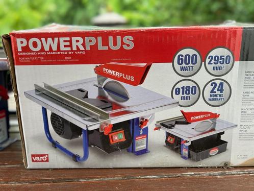 Coupe-carrelage électrique PowerPlus POW7490 (600W), très bo, Doe-het-zelf en Bouw, Gereedschap | Overige machines, Gebruikt, Ophalen