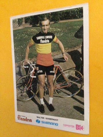 wielerkaart 1973 team flandria  bk walter godefroot, Envoi, Utilisé