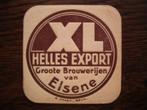 Bierviltje Groote brouwerijen van Elsene 1, Ophalen of Verzenden, Gebruikt, Viltje(s)