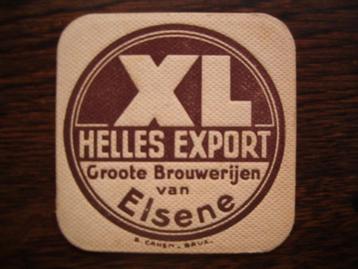 Bierviltje Groote brouwerijen van Elsene 1 beschikbaar voor biedingen