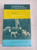 Woordenboek van de Vlaamse Dialekten, Kleinvee, Livres, Comme neuf, Roxane Vandenberghe; Veronique De Tier; MAGDA DEVOS, Enlèvement ou Envoi
