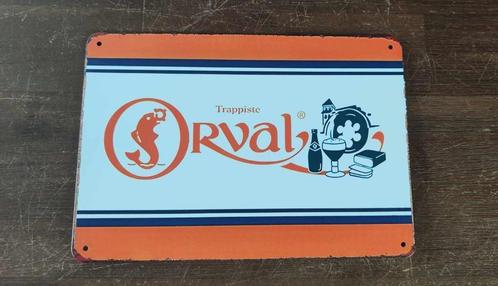 Klein bierbord van Orval, Verzamelen, Biermerken, Zo goed als nieuw, Reclamebord, Plaat of Schild, Overige merken, Ophalen of Verzenden
