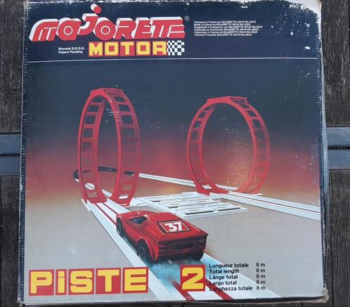 Majorette Motor Piste 2 (8 m) volledig en werkt (1983?), Enfants & Bébés, Jouets | Circuits, Utilisé, Enlèvement ou Envoi