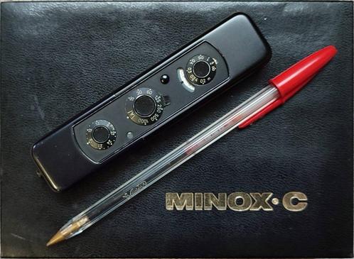 microcamera Minox C & flash in orig.verpakking, Audio, Tv en Foto, Fotocamera's Analoog, Gebruikt, Compact, Overige Merken, Ophalen of Verzenden