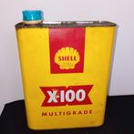 Bidon d'huile multigrade Vintage SHELL X100, Enlèvement ou Envoi