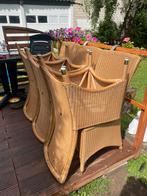 Salon stoelen, Huis en Inrichting, Stoelen, Ophalen, Riet of Rotan, Bruin, Zo goed als nieuw