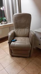 Lederen elektrische relax zetel, Huis en Inrichting, Fauteuils, Ophalen