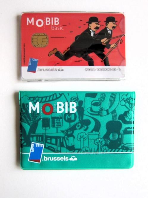 Tintin : 2 cartes Mobib Haddock + les Dupont (Etat neuf), Livres, BD, Neuf, Plusieurs BD, Enlèvement ou Envoi