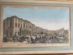 Vue du Port de Marseille - Estampe Historique de 1750, Antiquités & Art, Enlèvement ou Envoi
