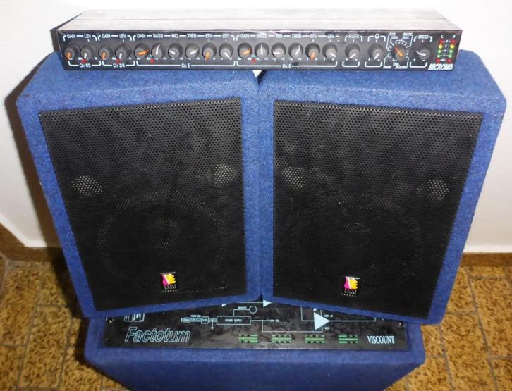 Mobiele PA VISCOUNT FACTOTUM, Muziek en Instrumenten, Versterkers | Keyboard, Monitor en PA, Gebruikt, P.A., Ophalen