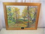 Prachtige Tekening 'Herfst in het Bos' - Verstrepen, Ophalen of Verzenden