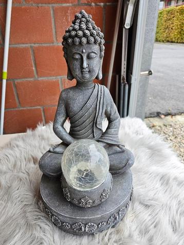 Mooie grote Boeddha voor binnen & buiten, h=43cm b=23 47€ beschikbaar voor biedingen