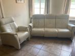 Salon (2-deling), Huis en Inrichting, Ophalen, Gebruikt, 100 tot 125 cm, Leer