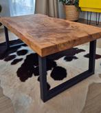 Table basse de salon en cèdre du Liban et epoxy., Ophalen, Zo goed als nieuw
