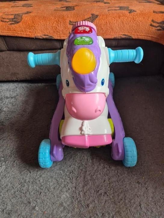 Vtech eenhoorn schommel/loopwagen, Kinderen en Baby's, Speelgoed | Vtech, Zo goed als nieuw, Ophalen of Verzenden