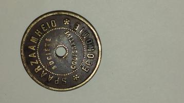 Coöperatieve penning “Spaarzaamheid / Économie – Ypres beschikbaar voor biedingen