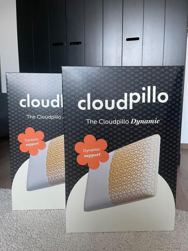 NIEUW ongeopend 2x CloudPillo Dynamic hoofdkussen, Huis en Inrichting, Slaapkamer | Beddengoed, Nieuw, Kussen, Tweepersoons, Wit