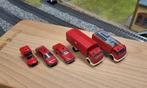 wiking herpa H0 set met 5x mooie brandweer wagens, Ophalen of Verzenden, Zo goed als nieuw