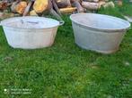 bassine en zinc, Jardin & Terrasse, Intérieur, Enlèvement, Utilisé, Métal