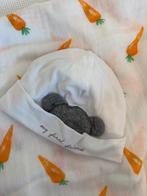 2 mutsen newborn unisex merk First, Maat 50, First, Zo goed als nieuw, Muts