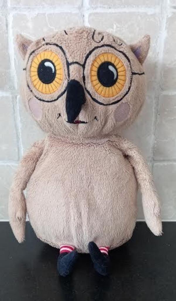 knuffel uil, Kinderen en Baby's, Speelgoed | Knuffels en Pluche, Zo goed als nieuw, Ophalen of Verzenden