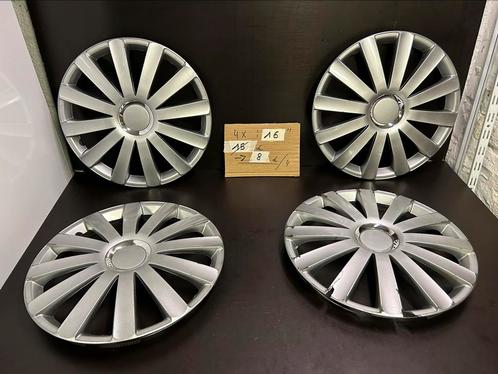 4 universele 16" wieldoppen, Auto diversen, Wieldoppen, Gebruikt, Ophalen of Verzenden