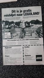 Publicité du parc d'attractions Legoland Zonneland 1977 Lego, Journal ou Magazine, Enlèvement ou Envoi, 1960 à 1980