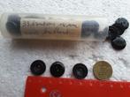 boutons 14 mm noir brillant 2 trous B14392, Hobby & Loisirs créatifs, Bouton ou Boutons, Enlèvement ou Envoi, Neuf