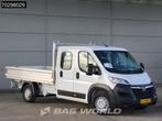 Opel Movano 140PK Driezijdige Kipper Dubbel Cabine Airco Cru, Auto's, Euro 6, 4 cilinders, 3000 kg, Bedrijf