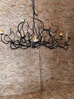 Deze zeer mooie smeedijzeren luster voor t-lichtjes, Huis en Inrichting, Ophalen, Zo goed als nieuw