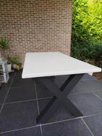 Mortex tafel, Huis en Inrichting, Tafels | Eettafels, Overige materialen, Landelijk modern, Nieuw, Vijf personen of meer