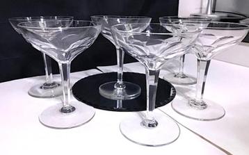 Val Saint Lambert Champagne glazen Art Deco✨🤗🍾🥂💑👌 beschikbaar voor biedingen