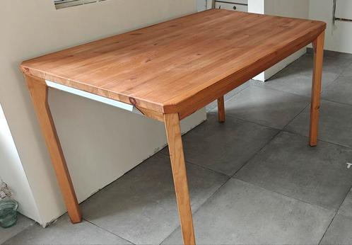 Table en bois avec 2 tiroirs, Maison & Meubles, Tables | Tables à manger, Comme neuf, Enlèvement