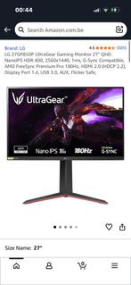 Gaming Monitor Lg 27gp850p-b, Computers en Software, Monitoren, Ophalen, Zo goed als nieuw, Gaming