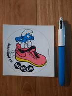 Smurfen sticker schoenen Marcus, Ophalen of Verzenden, Zo goed als nieuw