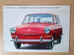 Brochure VW type 3 (Variant) du 08.1964, Boeken, Auto's | Folders en Tijdschriften, Verzenden, Gelezen, Volkswagen