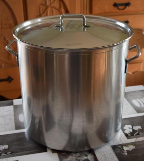 Marmite en Inox 50 L, Huis en Inrichting, Keuken | Potten en Pannen, Gebruikt, Kookpan of Snelkookpan, Inox, Ophalen