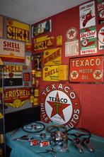 Vintage garage deco oldtimer usa Verenigde Staten, Verzamelen, Merken en Reclamevoorwerpen, Ophalen of Verzenden, Gebruikt, Reclamebord