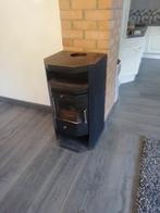 Houtkachel plus contener kout, Ophalen of Verzenden, Zo goed als nieuw, Hout, Houtkachel
