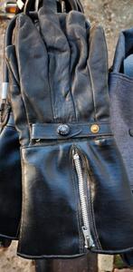 Gants de moto anciens fabriqués en Angleterre avec rabats et, Motos, Enlèvement ou Envoi, Utilisé