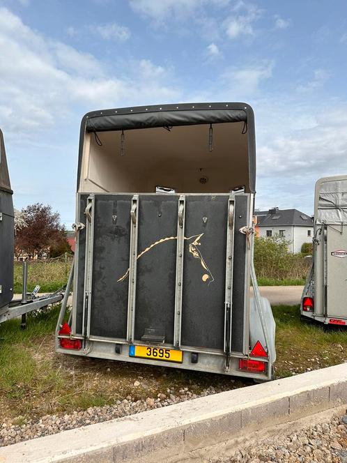 Gerenoveerde Bockmann-trailer met 2 pk, Dieren en Toebehoren, Paarden en Pony's | Trailers en Aanhangwagens, 2-paards trailer