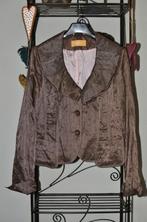 LICHTGLANZEND BRUIN DAMES JASJE MERK BIBA /MAAT 36, Kleding | Dames, Jasjes, Kostuums en Pakken, Bruin, Biba, Ophalen of Verzenden