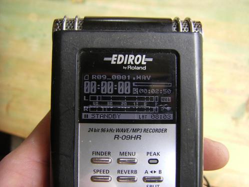 Roland Edirol R09HR, Audio, Tv en Foto, Professionele apparaten, Gebruikt, Audio, Ophalen of Verzenden