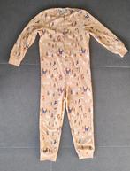 Mooie dunne beige fleece onesie, maat 128, Garçon ou Fille, Enlèvement ou Envoi, Comme neuf, Vêtements de nuit ou Sous-vêtements