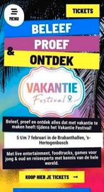 4 tickets vakantie festival (Emma Heesters, André Hazes,...), Tickets & Billets