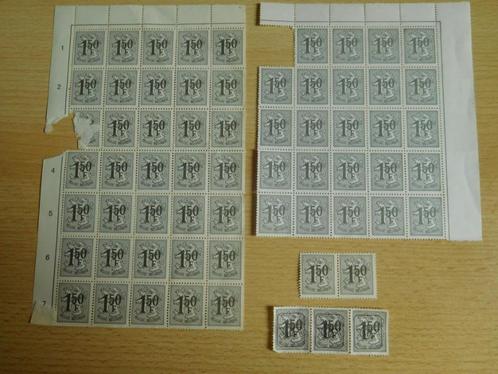 31 + 3 timbres Lion Héraldique 1.5F, Timbres & Monnaies, Timbres | Europe | Belgique, Non oblitéré, Enlèvement ou Envoi