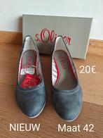 Nieuwe pumps met sleehak 's Oliver maat 42, Nieuw, Grijs, S.Oliver, Ophalen of Verzenden